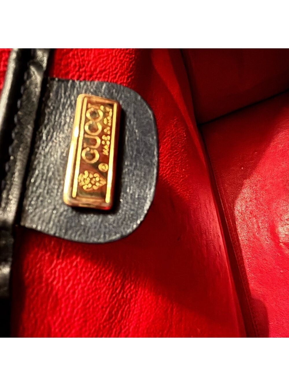 Gucci (w. COA) Calfskin Lady Lock Top Handle Satchel - Picture 14 of 16